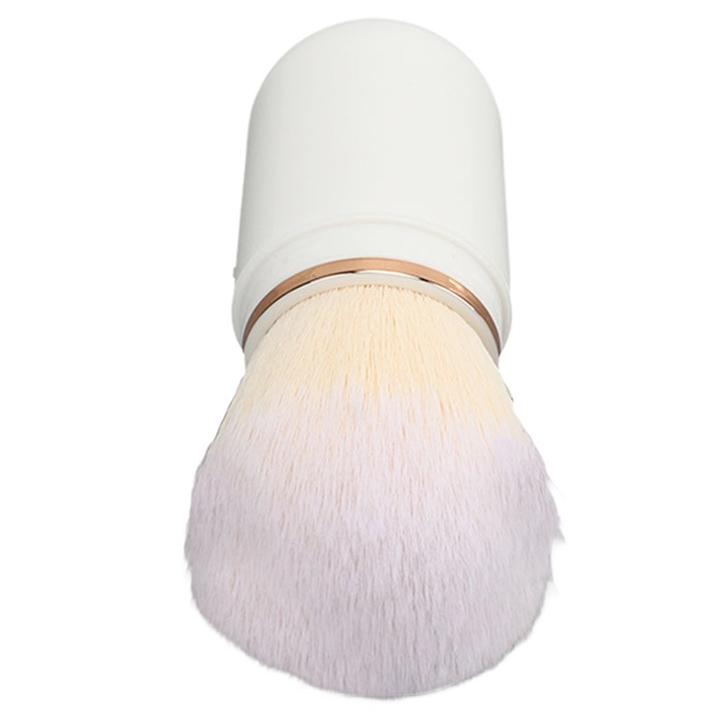 Nail Dust Brush Capsule Shape Portable Retractable Artificial Fiber Nail Powder Brush for Blusher White - Image 4