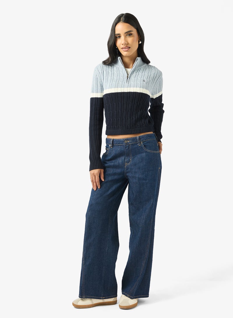 جس نصف سحاب سترة محبوكة - Image 4