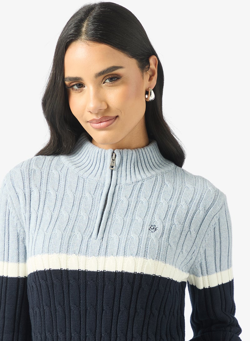 جس نصف سحاب سترة محبوكة - Image 3