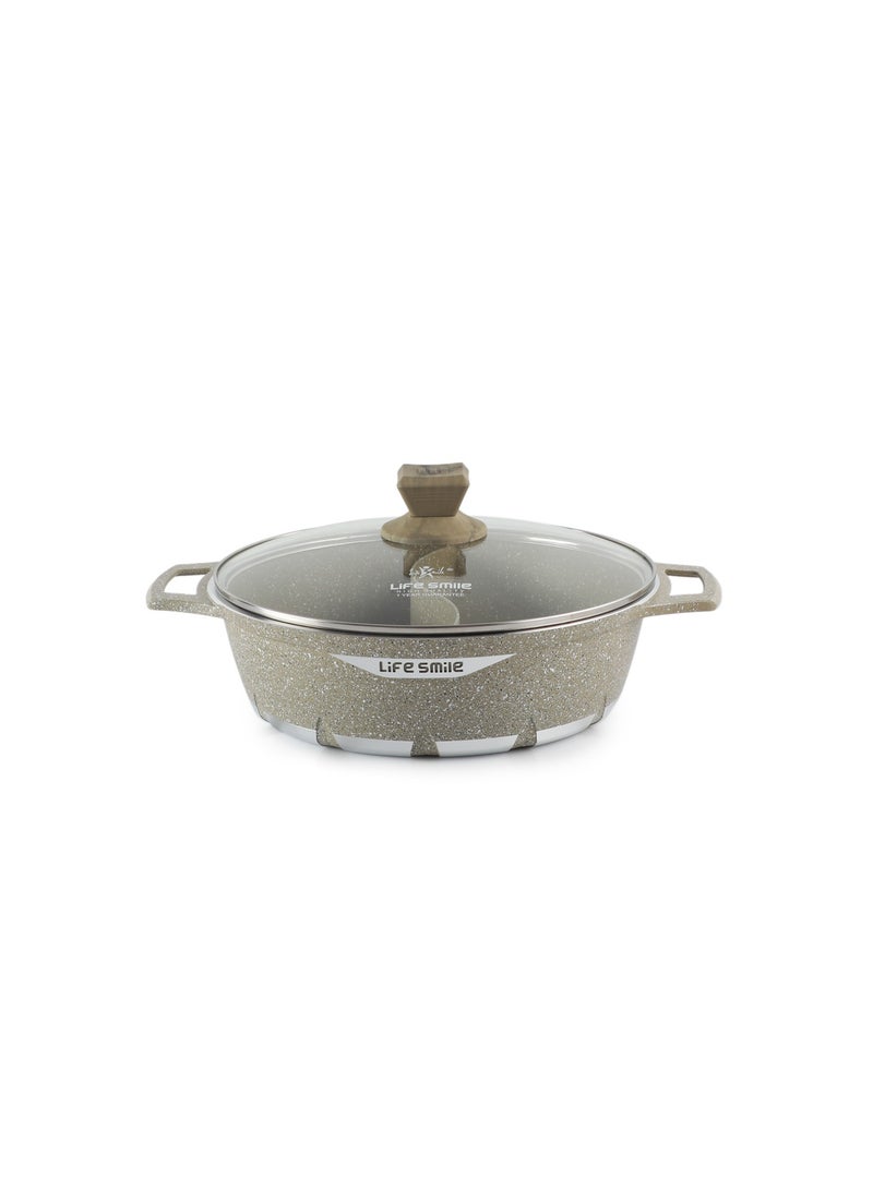 Life Smile Non-Stick Granite Coating Hot Pot | The Perfect Pot for All Your Cooking Needs  - Image 1