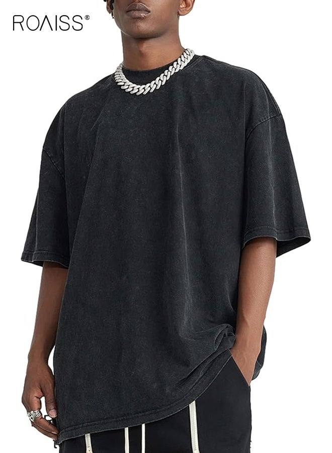 رويس تي شيرت صيفي أنيق، تيشيرتات فضفاضة بسيطة، تيشيرتات كلاسيكية قصيرة الأكمام، تيشيرتات ناعمة ومريحة، مناسبة للارتداء اليومي أو أي مناسبة - Image 1