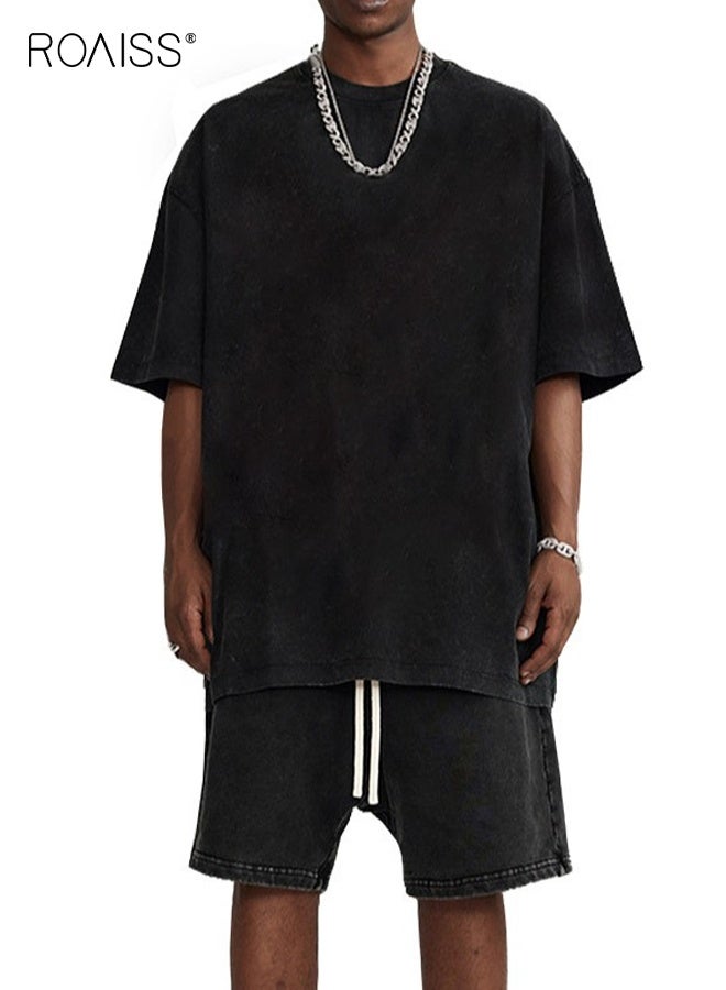 رويس تي شيرت صيفي أنيق، تيشيرتات فضفاضة بسيطة، تيشيرتات كلاسيكية قصيرة الأكمام، تيشيرتات ناعمة ومريحة، مناسبة للارتداء اليومي أو أي مناسبة - Image 2
