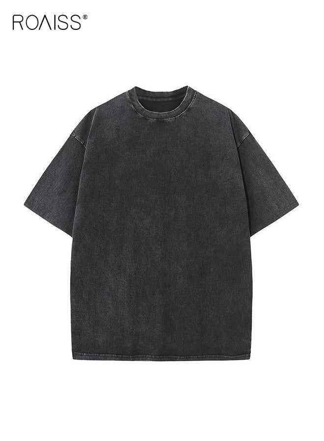 رويس تي شيرت صيفي أنيق، تيشيرتات فضفاضة بسيطة، تيشيرتات كلاسيكية قصيرة الأكمام، تيشيرتات ناعمة ومريحة، مناسبة للارتداء اليومي أو أي مناسبة - Image 3