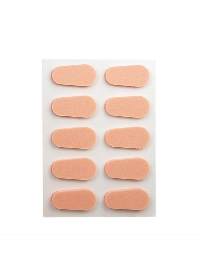 Flents وسادات أنف النظارات، 10 وسادات أنف، لاصق ذاتي من الفوم، يمنع انزلاق النظارات - Image 2
