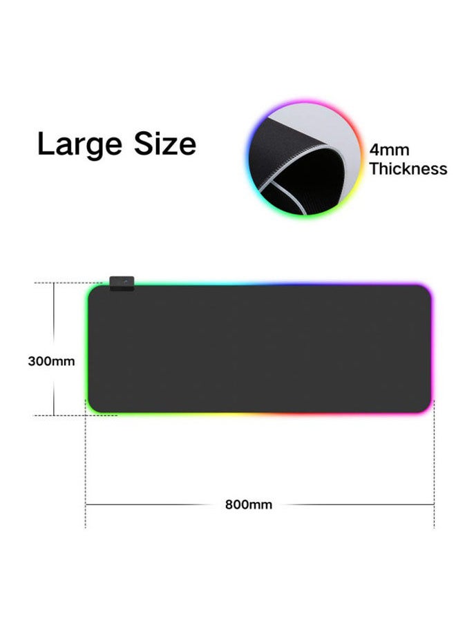VINSOC - Gaming RGB keyboard Mouse Pad - Image 1