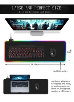 VINSOC Gaming RGB keyboard Mouse Pad  - Image 4