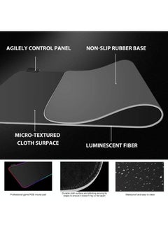 VINSOC Gaming RGB keyboard Mouse Pad  - Image 3