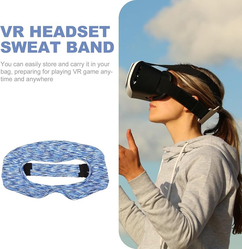 Washable Polyester VR Headset Sweat Band Breathable Face Mask Cover - Image 3