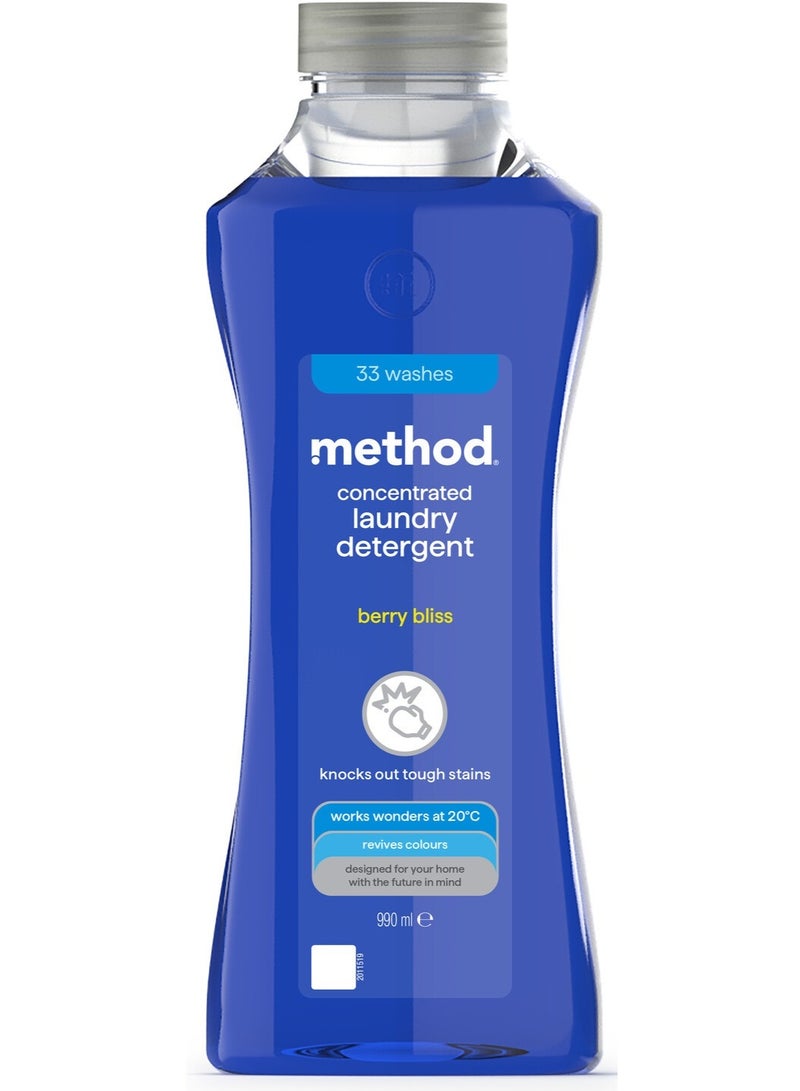 ميثود منظف ​​غسيل مركز برائحة التوت المنعش، 33 غسلة، 990 مل - Image 1