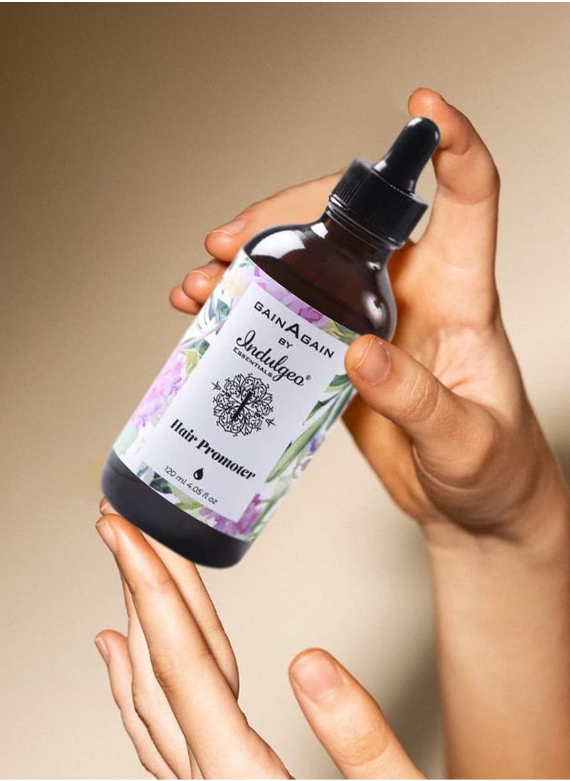 Indulgeo ESSENTIALS Indulgeo Essentials Gain Again Hair Promoter Hair Growth Serum 120 Ml  - Image 4