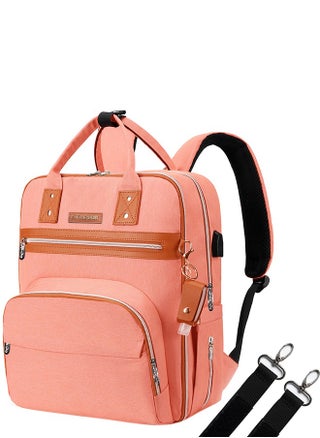 2In1 Diaper Bag With Sanitizer Bottle Keychain And Stroller Hooks - Pink - pzsku/Z473CE8AC8F06E52B175BZ/45/_/1723200553/cf6c38a8-28ab-401b-b42f-b68412e44a31