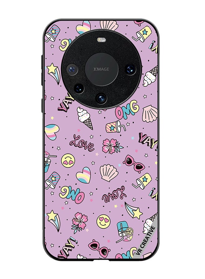 VR CREATIVE Protective Case Cover For Huawei Mate 60 Pro Cute Star Girl Design Multicolour - Image 1