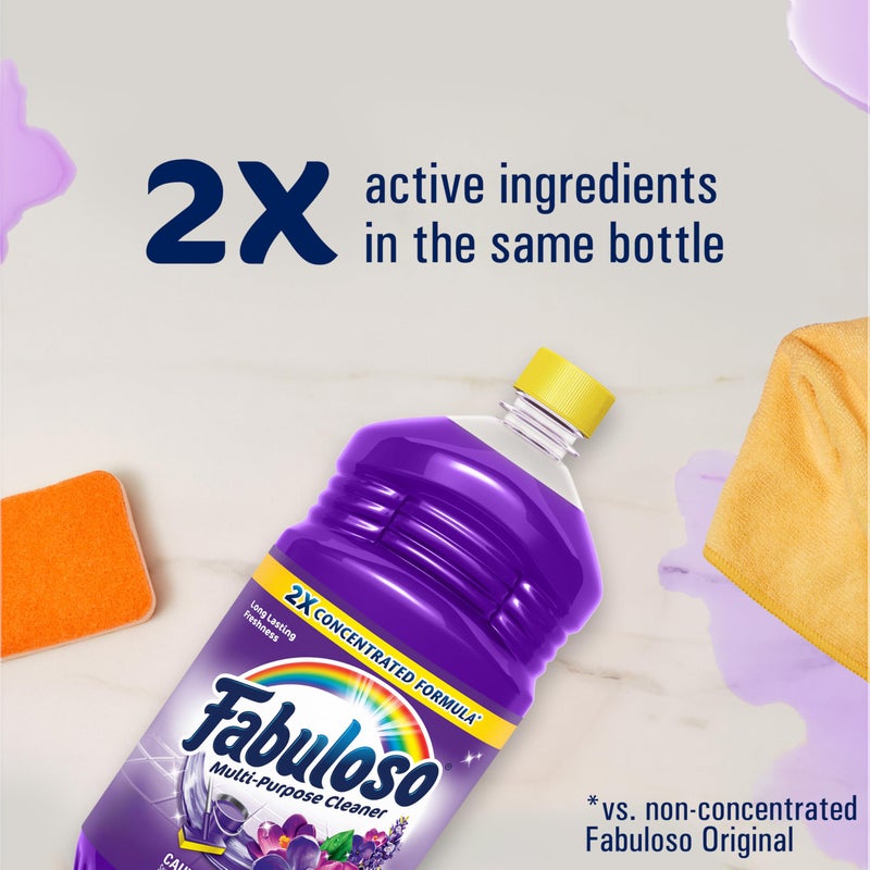 Fabuloso Multi-Purpose Cleaner & Floor Cleaner, 2X Concentrated, Lavender Scent, 56 fluid ounces - Image 3