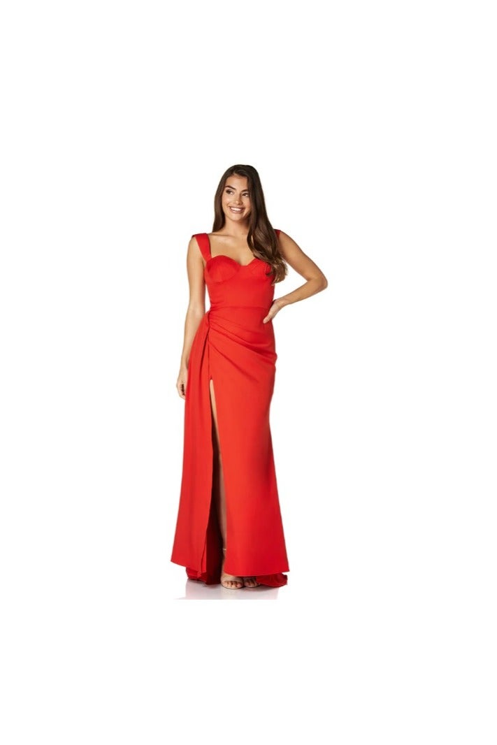 Shein Sweetheart Neckline Fishtail Maxi Dress with Side Slit - Image 4