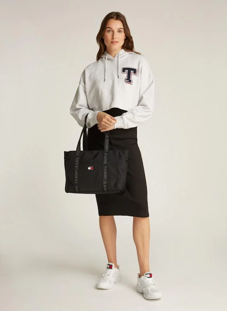 TOMMY JEANS Logo Detail Zip Over Tote
