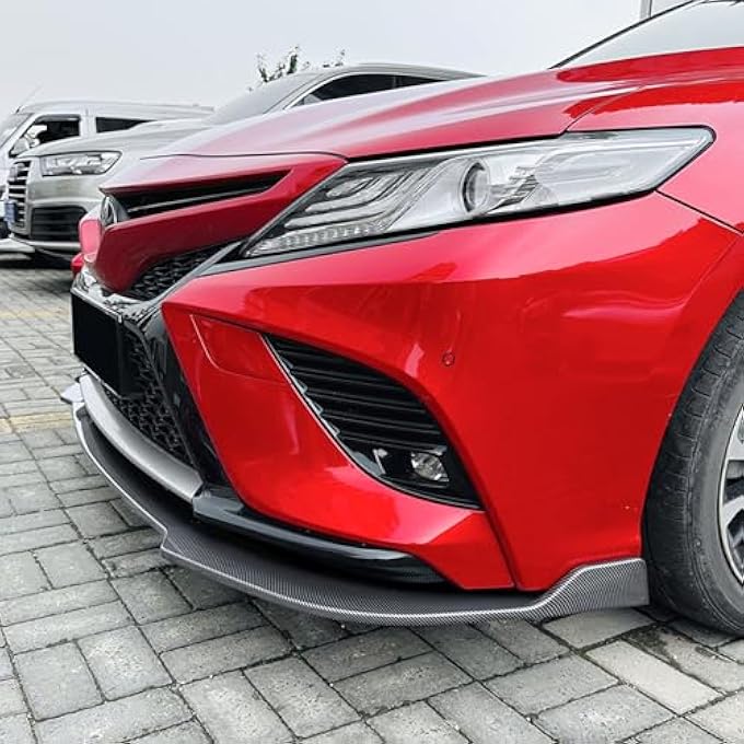 AUSMILA Front Bumper Splitter Lip Kit For Toyota Camry 8th Sport 2018-2020 - Image 5
