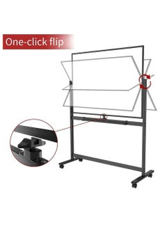 Cool Baby Large Size Rolling Whiteboard 90 * 120cm  Magnetic Whiteboard with Base  Double Sided Adjustable Height Dry Wipe Board  Mobile with Easel  Suitable for Home Offices and Schools  - Image 4