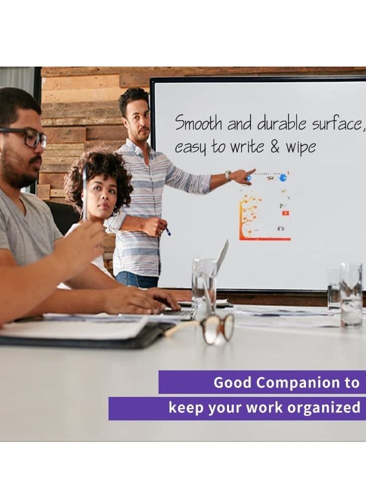Cool Baby - Large Size Rolling Whiteboard 90 * 120cm  Magnetic Whiteboard with Base  Double Sided Adjustable Height Dry Wipe Board  Mobile with Easel  Suitable for Home Offices and Schools - Image 1