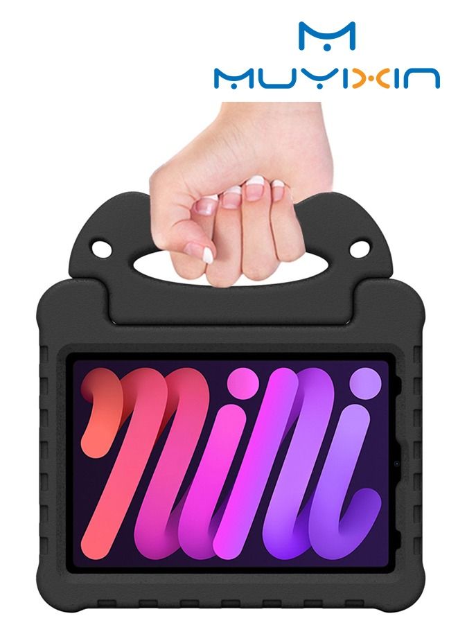 مويكسين جراب أطفال لجهاز iPad Mini 6 مقاس 8.3 بوصة مقاوم للصدمات ومقبض قابل للتحويل وغطاء خفيف الوزن