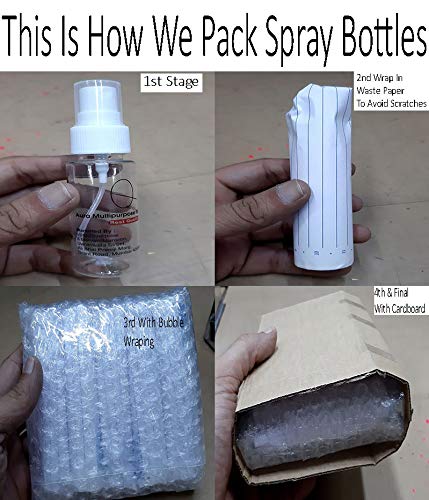 Aura 30 ML Tube Shape Pocket Spray Bottle Mist Spray Bottle Clear Transparent Spray Bottle Gulabari Resuable Refillable Empty Spray Bottle Set Of 4 - Image 5