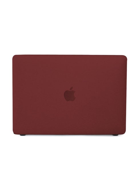 For Apple Laptop Protective Case Macbook Pro Computer Case Air13 Apple Computer Protective Case M2-Color:Fog Face-Wine Red-Applicable Model:(Plane)-air13(A1466/a1369)A