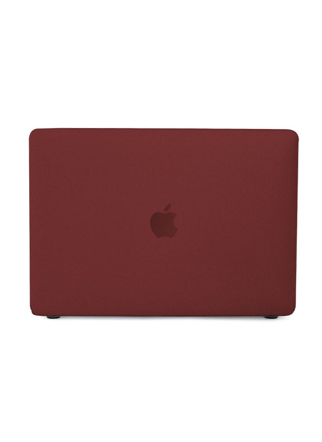 Generic - For Apple Laptop Protective Case Macbook Pro Computer Case Air13 Apple Computer Protective Case M2-Color:Fog Face-Wine Red-Applicable Model:(Plane)-air13(A1466/a1369)A - Image 1