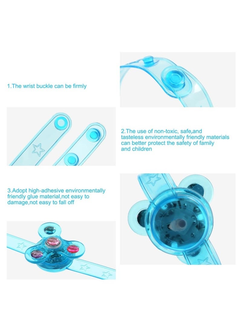 مجموعة حقائب هدايا أساور مضيئة بإضاءة LED، ١٢ قطعة، لوازم حفلات ممتعة ومشوقة لأعياد ميلاد الأطفال، والعطلات، والمناسبات الخاصة (ألوان عشوائية وأنماط متنوعة). - Image 4