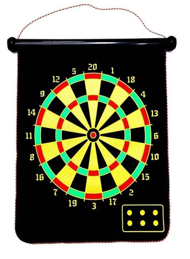 AVARIN12 Inch Magnetic Dart Board Game for Kids - Double-Sided Foldable Dart Board Toy for Children with 4 Free Magnetic Darts Included, Safe Indoor & Outdoor Play Set for Boys and Girls - Image 4