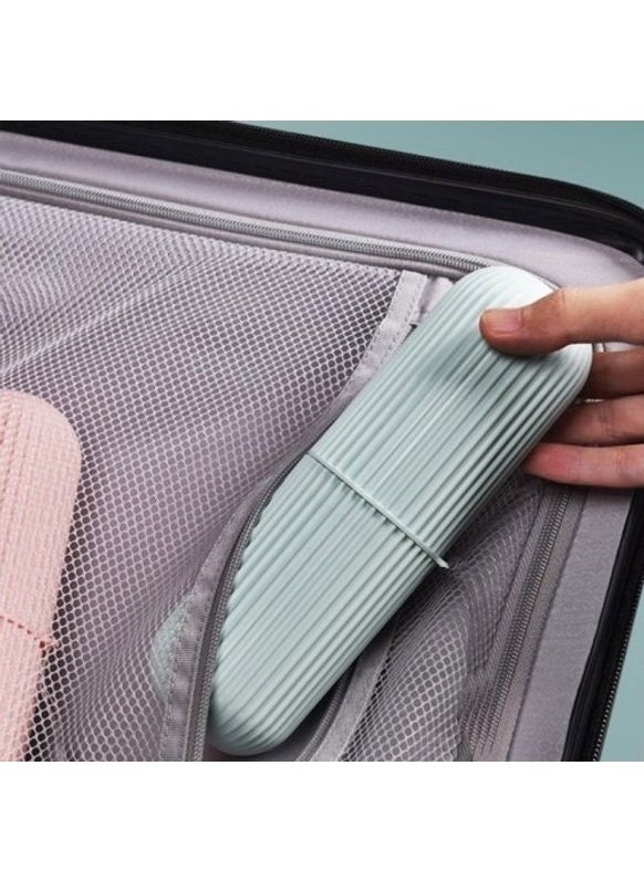 Boldy Travel Storage Container Toothbrush Holder Organizer Bathroom Box Multi-Purpose Makeup Box Glasses Box 1 Pc  - Image 1