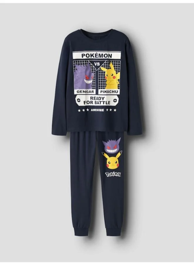 Name It Kids Pakemon T-Shirt And Pants Night Set