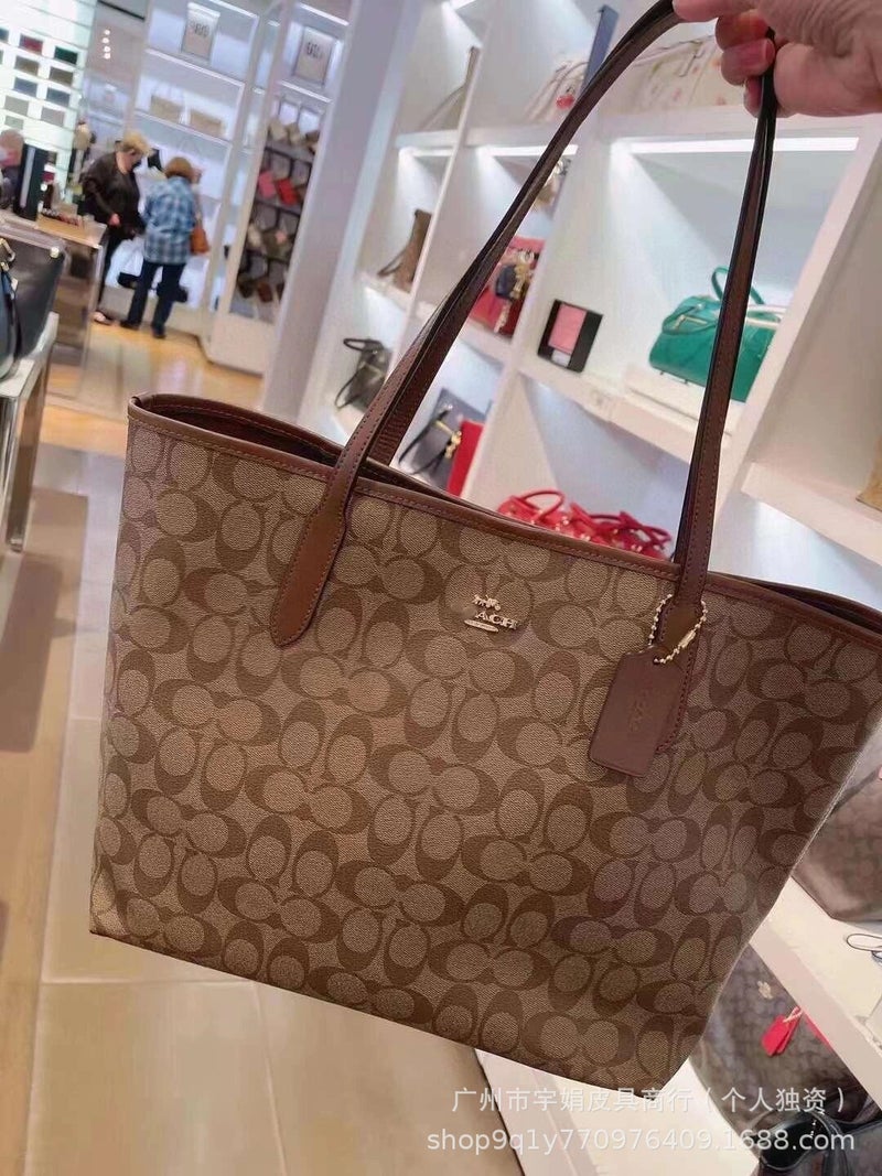 Koujia City33 Tote Bag Classic Large Capacity Shopping Bag Commuting Versatile Printed Handbag Shoulder Bag For Women New Model - Image 1