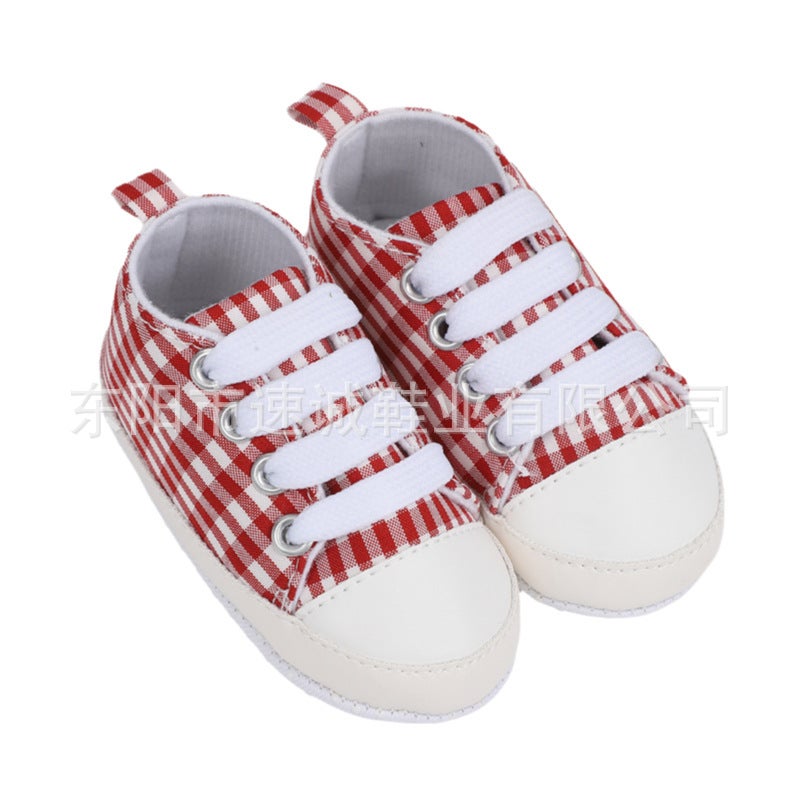 0-1 Year Old Male And Female Baby Canvas Soft Bottom Non-Slip Baby Baby Toddler Shoes Fashion - Image 5