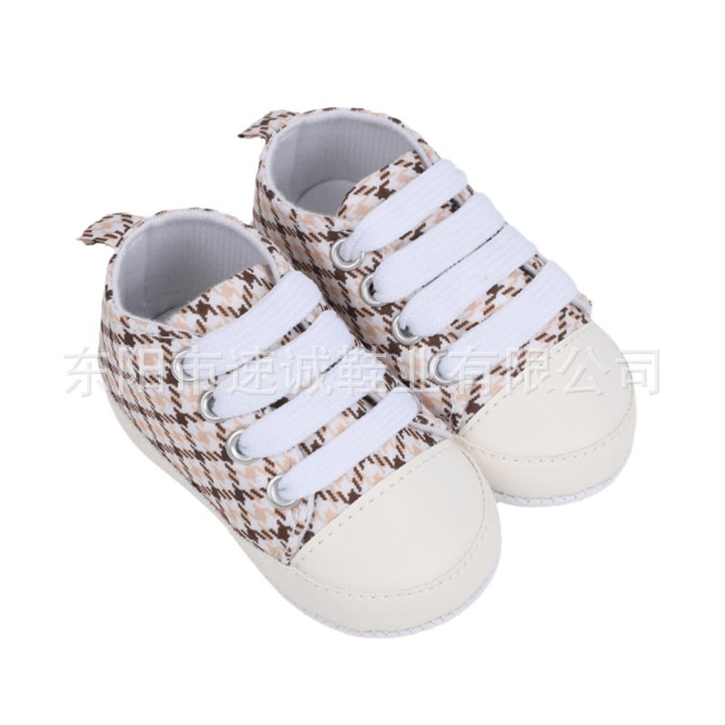 0-1 Year Old Male And Female Baby Canvas Soft Bottom Non-Slip Baby Baby Toddler Shoes Fashion - Image 4