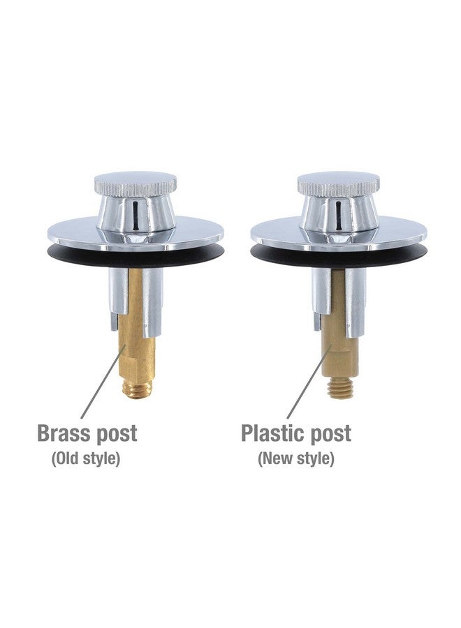 DANCO Lift and Turn Tub and Bath Drain Stopper, Chrome (88599) - Image 1