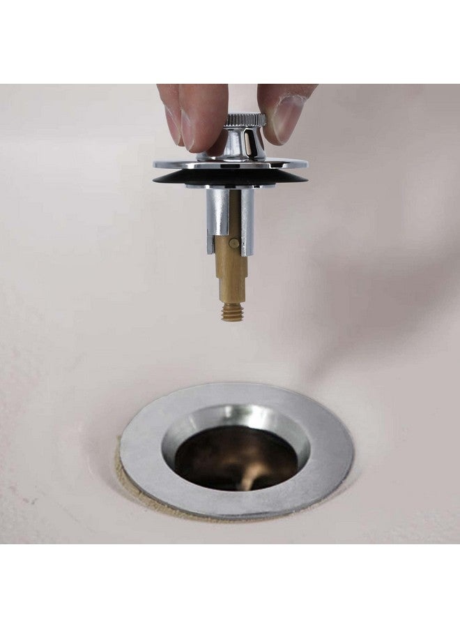 DANCO Lift and Turn Tub and Bath Drain Stopper, Chrome (88599) - Image 2