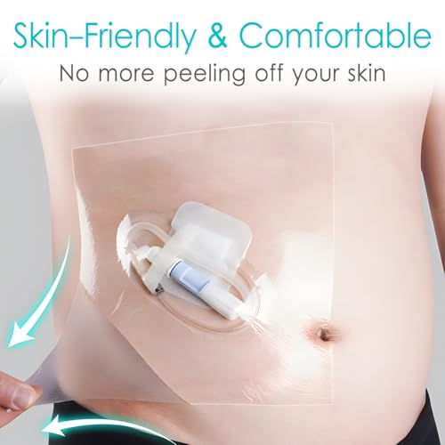 DiaBelt Waterproof Dialysis Catheter Shower Cover Large Coverage Shields for Peritoneal Dialysis Port Accessories PD Chest Catheter Central PICC Line Feeding Tube 10"x12"(Pack of 25) - Image 5