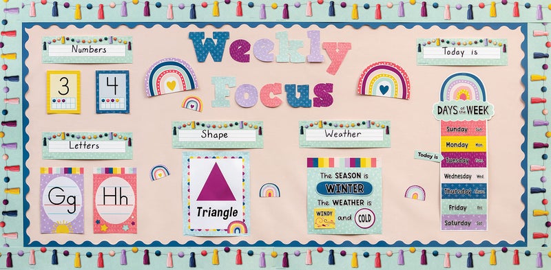 Teacher Created Resources Oh Happy Day 4-inch Bold Block Letters, Assorted Colors, 230 Pieces (TCR9037) - Image 2