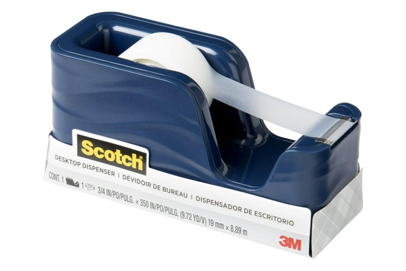 Scotch Desktop Tape Dispenser, Molten Ink (Navy), 2.13 in. x 2.75 in. x 5.25 in., 1 Tape Dispenser - Image 5