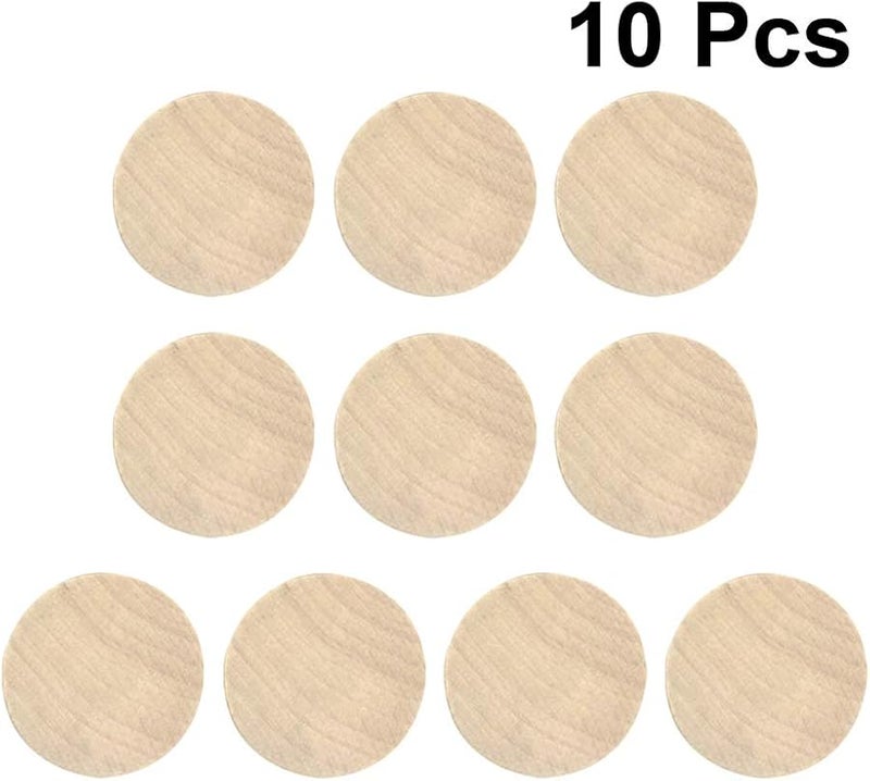 Exceart 10 Pcs Wooden Stamp Base Rustic Craft Blocks 5x1 2cm For Paper Quilling Logo Cutting - Image 3