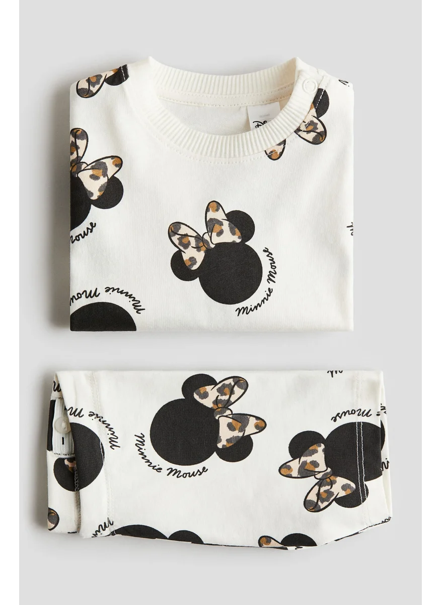 H&M 2-Piece Printed Cotton Set