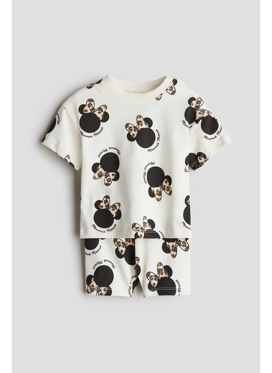 H&M 2-Piece Printed Cotton Set