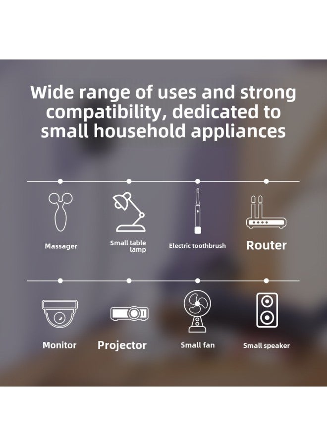 Loquat 12v2a Power Adapter CCC/ETL Multi-country Certification Monitoring Massager Router 24W Original Adapter-Colour:12v2a Standard Ccc/cqc Certification-Specification:Dc Head 4.0*1.7 - Image 3