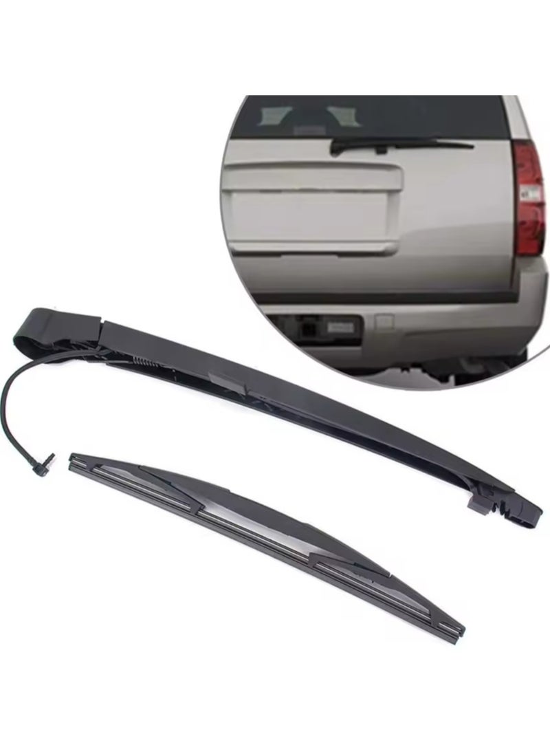 Generic The Rear Door Glass Space For GMC Yukon Tahoe Suburban And Cadillac Escalade Cars From The 2007 To 2014 Model Consists Of A Full Arm Rubber Blade Wiper Base And Small Water Hose  - Image 3