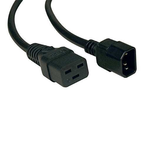 Tripp Lite كابل طاقة ثقيل من تريپ لايت، 15A، 14AWG (IEC-320-C19 إلى IEC-320-C14) بطول 4 أقدام (P047-004) - Image 1