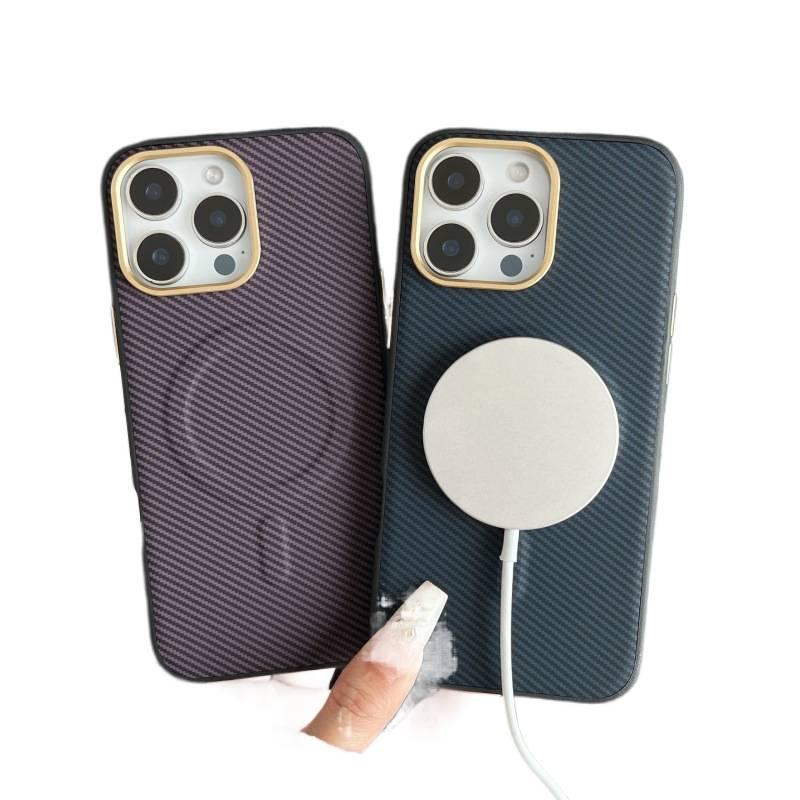 غطاء واقي، أسود، باللون الأسود ملمس جلد، حماية من السقوط، مقاوم للصدمات لـ iPhone 16 / 16 Plus / 16 Pro / 16 Pro Max للحمل اليومي للاستخدام المتكرر خفيف الحمل - Image 4