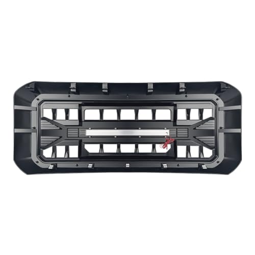 MEGAIE Front Grille Compatible with 2011-2016 F250 F350 F450 F550 Super Duty, Matte Black Front Bumper Grill Guard w/Off-Road Lights - Image 4