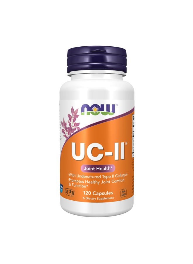 Now Foods UC-II Type II Collagen 40mg, Veg-Capsules, 120-Count - Image 1