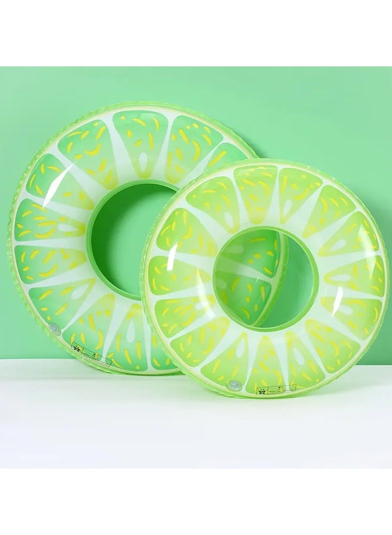 Goolsky 1pc Fruit Pool Float Kiwi Swim Ring 70# - Inflatable Tube Float Toy, As Gift PVC Thickened - Image 1