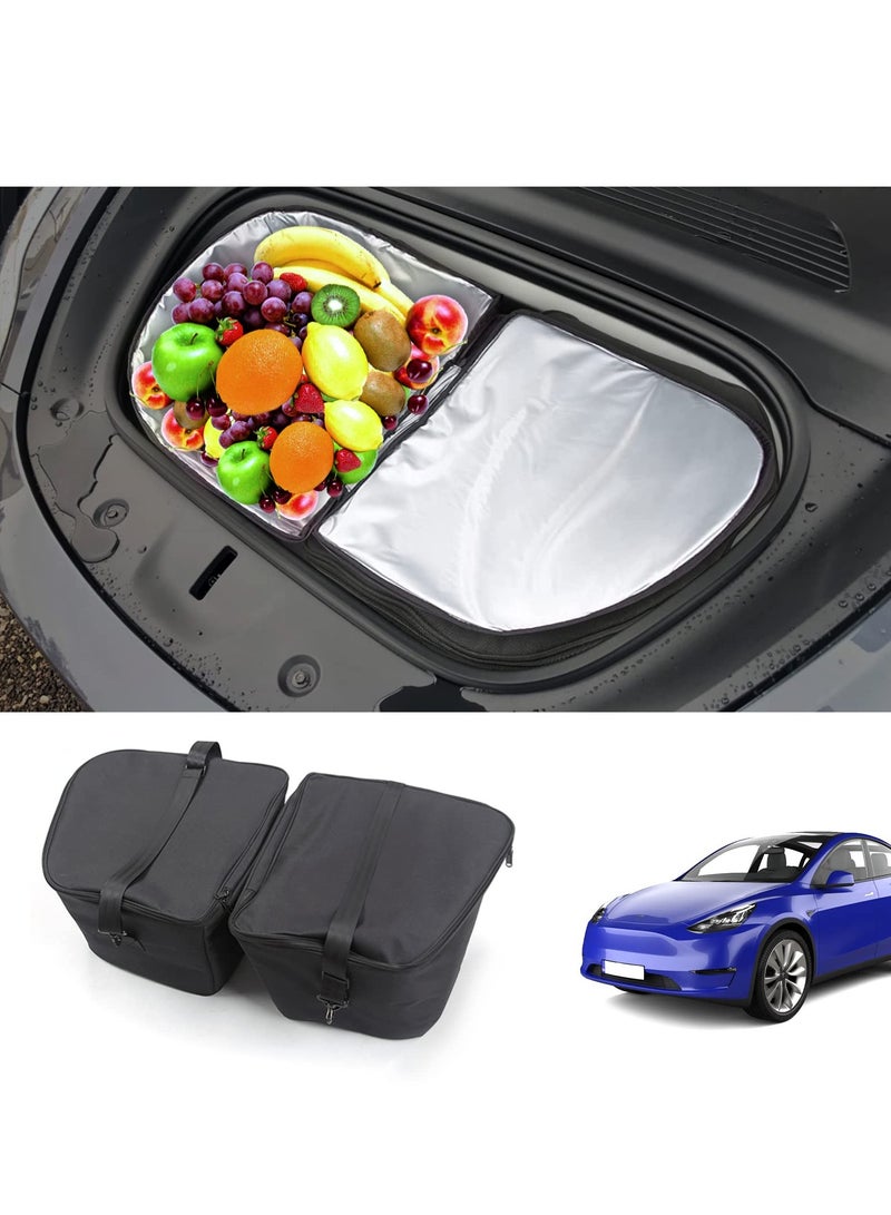 Excefore Frunk Cooler Organizer for Model Y, Insulation Cooler Bag Front Trunk Water Proof Storage Organizers for Tesla Model Y Accessories - Image 1