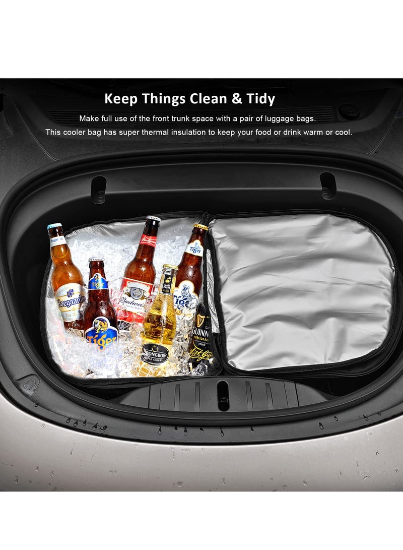 Excefore Frunk Cooler Organizer for Model Y, Insulation Cooler Bag Front Trunk Water Proof Storage Organizers for Tesla Model Y Accessories - Image 2